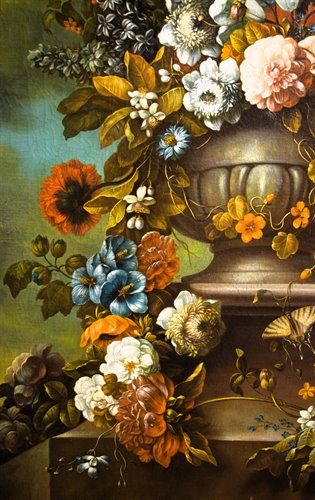 "Nature morte au vase de fleurs"